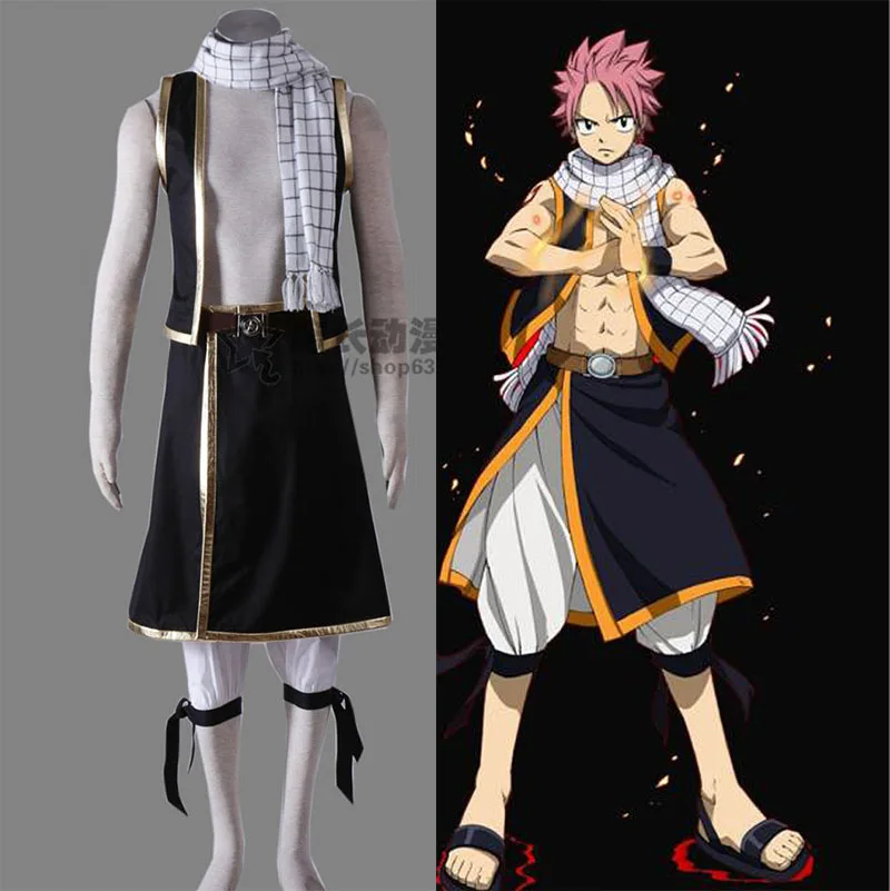 Хэллоуин Аниме Фея хвост косплей Этерия насу драгнеель Харадзюку конец 5 в 1 топ +