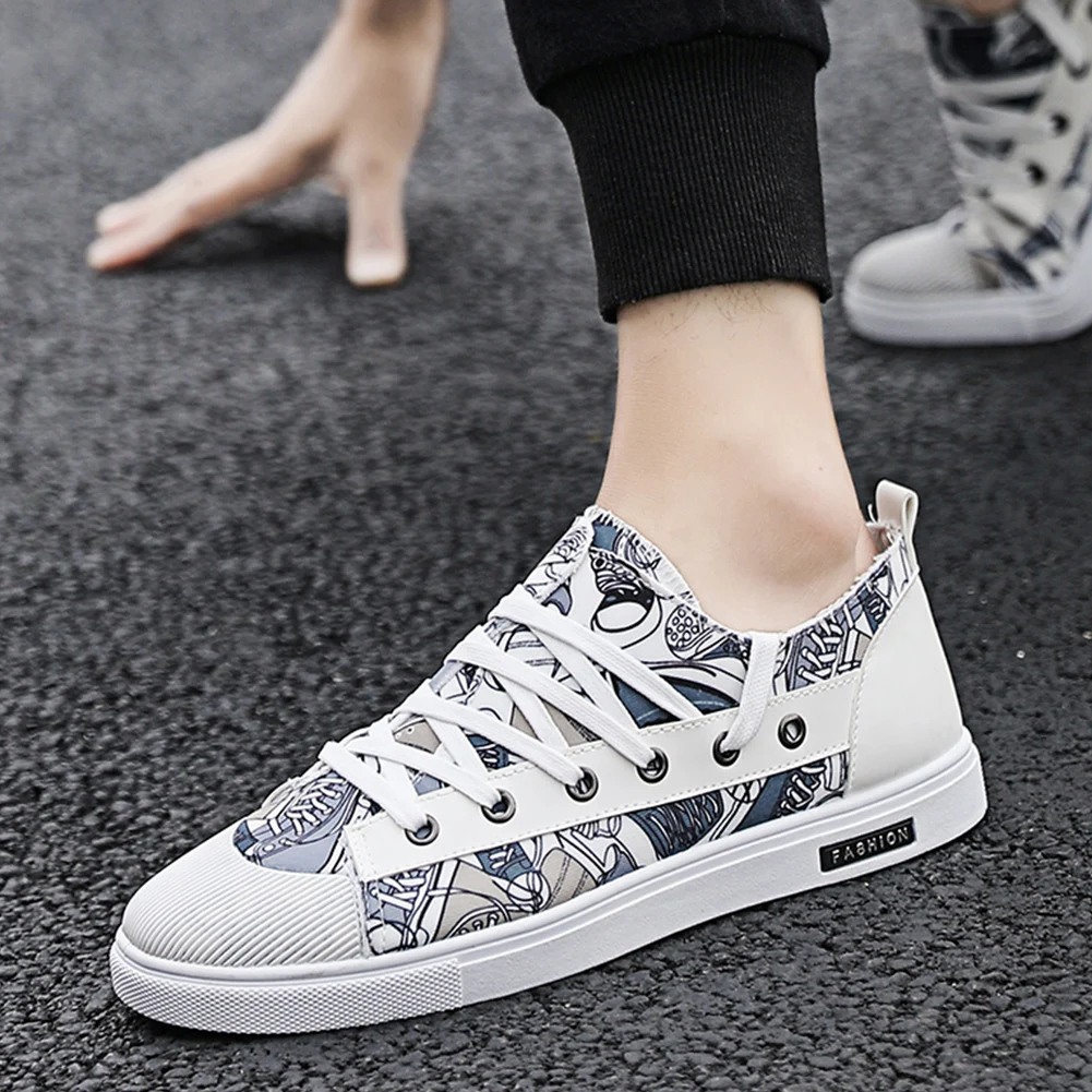 2019 Новая мужская обувь повседневная парусиновая модные легкие кроссовки на