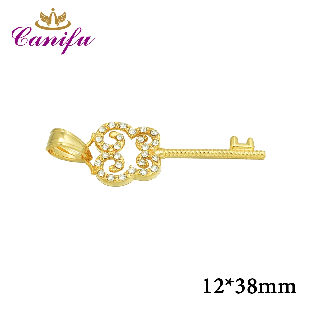 Canifu New arrival Gold Color Cloud key Pendant With Zirconia AAA lovely Pendants For Chain factory price | Украшения и