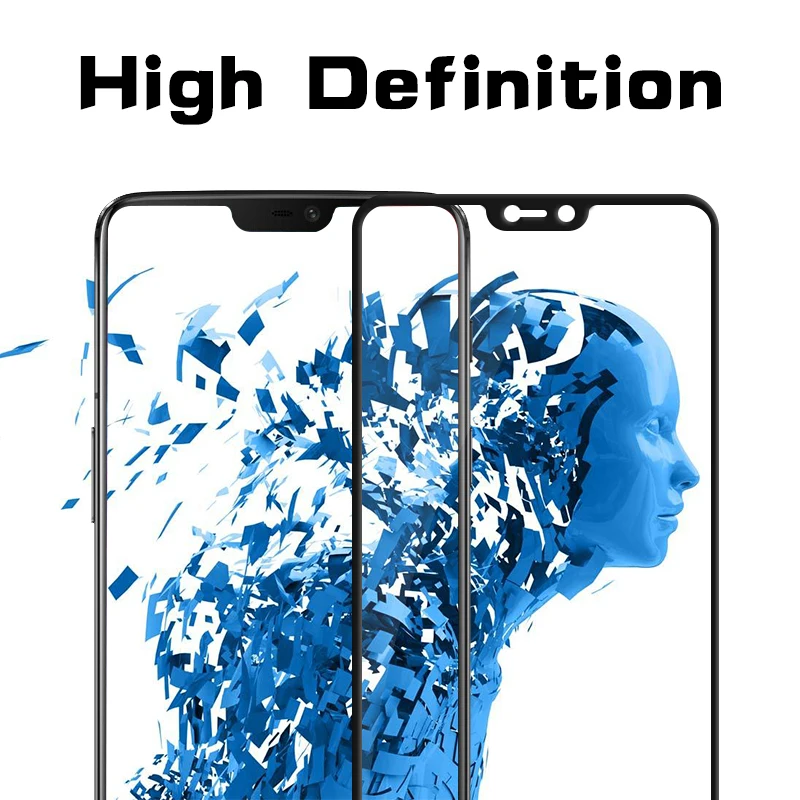 HICUTE 2.5D 9H HD oneplus 6 стекло с полным покрытием для oneplus 6 закаленное стекло для oneplus 6 защитная пленка для экрана