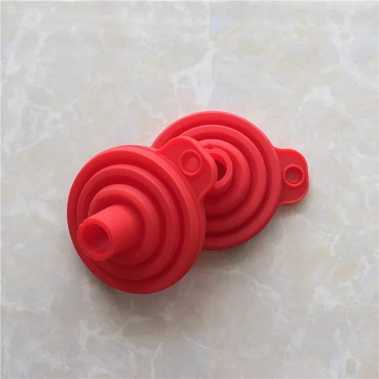 1 шт. Портативный Силиконовый складной Складная воронка стиль Воронка Хоппер