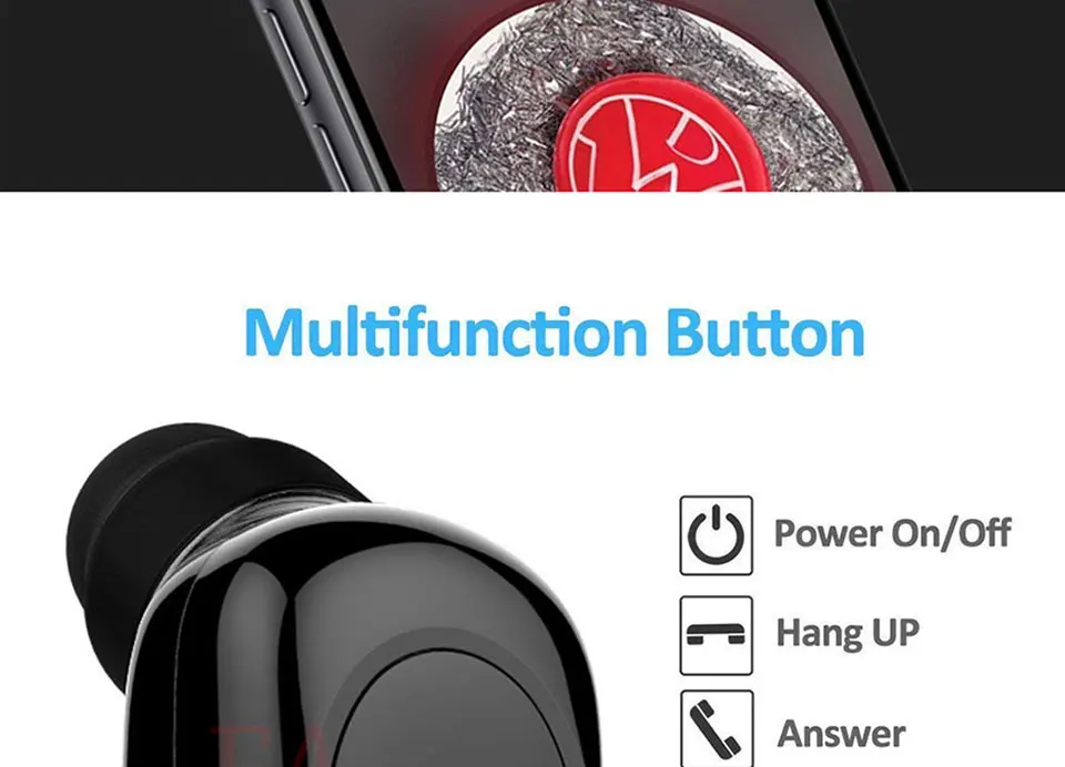 FANGTUOSI Новое поступление USB зарядка мини беспроводные Bluetooth наушники с микрофоном беспроводные наушники-вкладыши для iPhone samsung Xiaomi