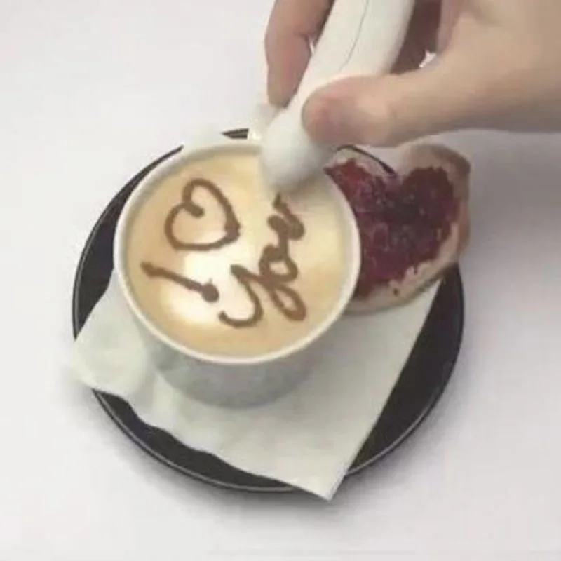 2019 искусственная ручка для украшения торта|Трафареты кофе| |