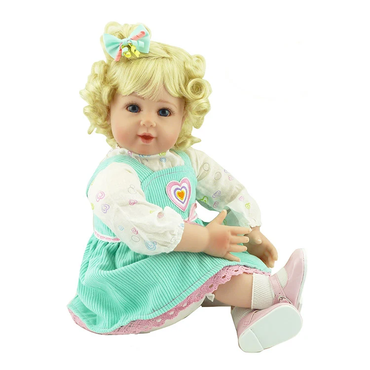 

Силиконовые виниловые куклы Новорожденные, игрушки для детей, светлые волосы, бриджи, реалистичные куклы-реборны, 20 дюймов