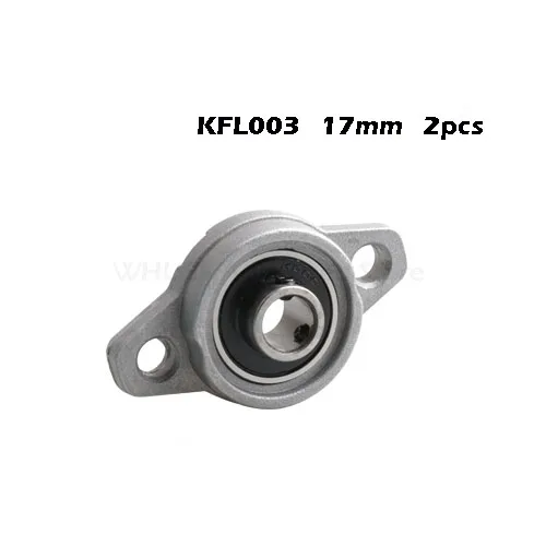 

Free shipping High Quality 2pcs 17mm KFL003 FL003 UCFL003 Pillow Block Bearing Flange Block Bearing