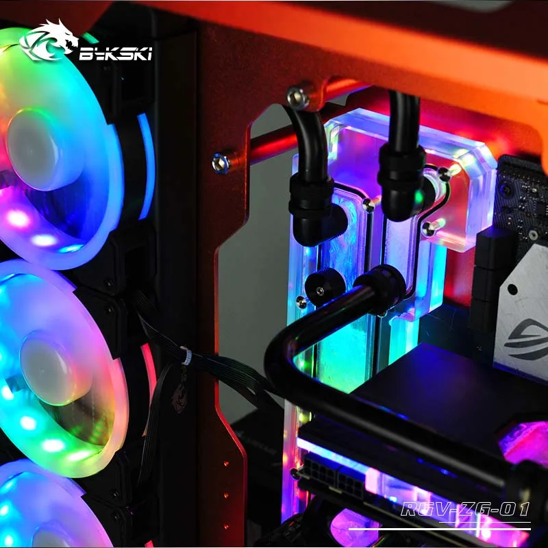 Bykski RGV ZG 01 плата водяного охладителя для ZEAGINAL чехол RBW(5 В)/RGB(12 В) подходит