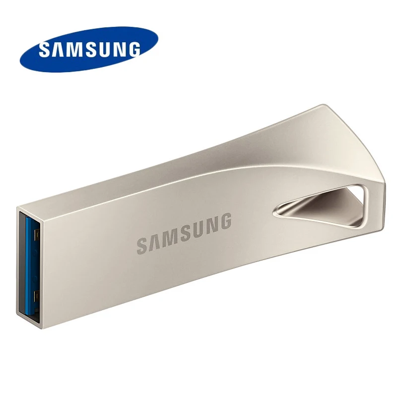 Серебристый SAMSUNG Usb флэш-память приводная шина плюс 32 Гб 64 Гб 128 ГБ 256 USB3.0 флеш-накопитель до 300 МБ/с. Pendrive Memory диск для хранения - Цвет: Серебристый