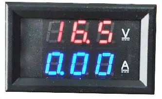 Red Blue DC 0-100 V/50A Красный Синий цифровой вольтметр Амперметр 2в1 DC Вольт Ампер метр W/шунт продвижение - Цвет: Red Blue