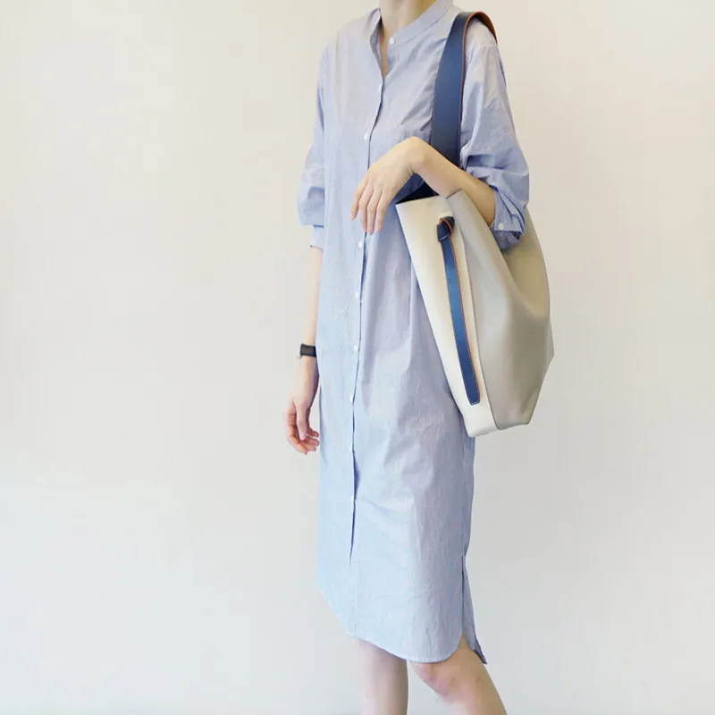 Новые осенние женские платья модное повседневное платье в полоску с вырезами на