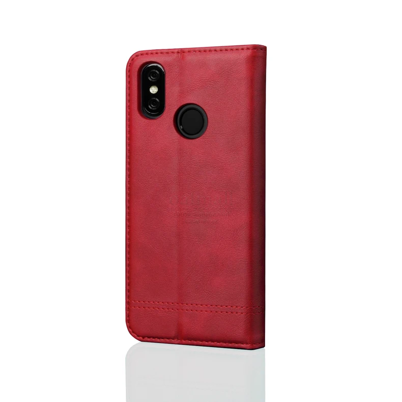 Роскошный тонкий кожаный чехол-книжка в стиле ретро для MI XiaoMi RedMI Note 5 Pro, чехол-кошелек с отделением для карт, Магнитный чехол-книжка, чехол для телефона s