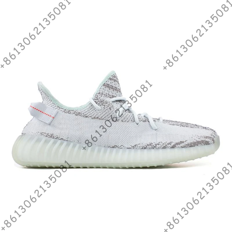 Static 350 running shoes for men women BELUGA bred ZEBRA cream BUTTER SESAME BLUE TINT mens trainer breathable sports sneakers | Спорт и