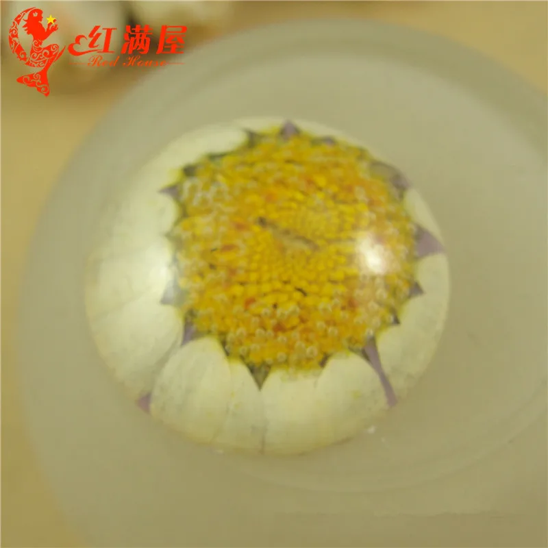 10pcs 25MM Real daisy dry flower resin cabochon round dried flatback floral scrapbooking jewelry making handmade | Украшения и