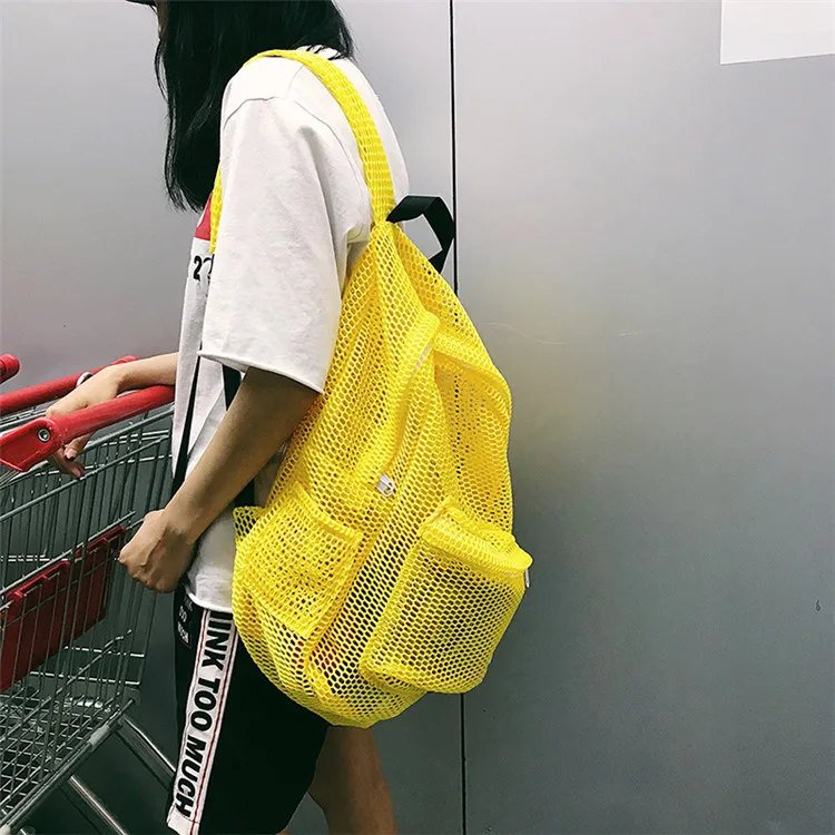 Супер легкий портативный сетчатый школьный рюкзак для девочек подростков в