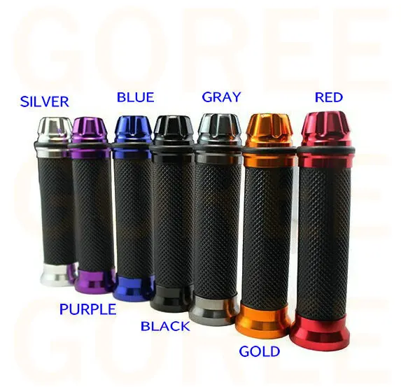Bicycle hand grips Motorcycle Grips 7/8&quot 22mm CNC Aluminum Handlebar Hand for yamaha atm ktv | Автомобили и мотоциклы