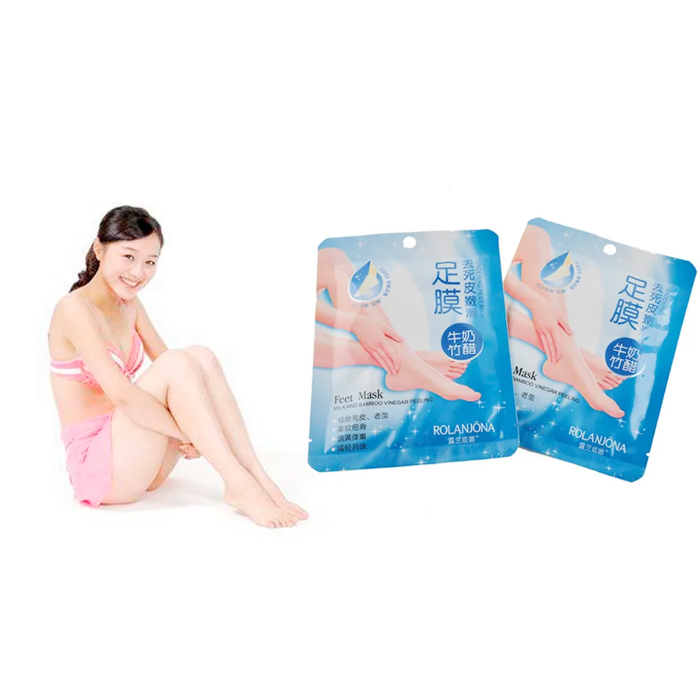 Отшелушивающая маска для ног 1 пара = 2 шт. с эффектом шелушения кожи лавандовой