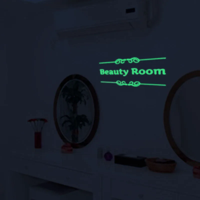 Креативная светящаяся Настенная Наклейка s двери туалета ванной декоративная