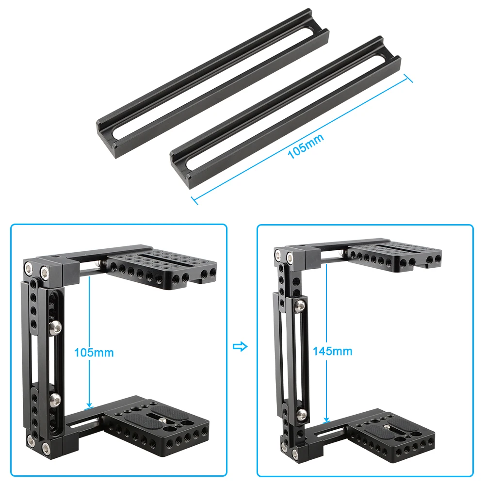 Камера CAMVATE Rig для Canon 5D MarkII MarkIII 5DS 5DSR/Nikon D3200 D3300 D5200 D5500/Sony a58 A99 a7 a7II/GH5/GH4/GH3|quick release|kit