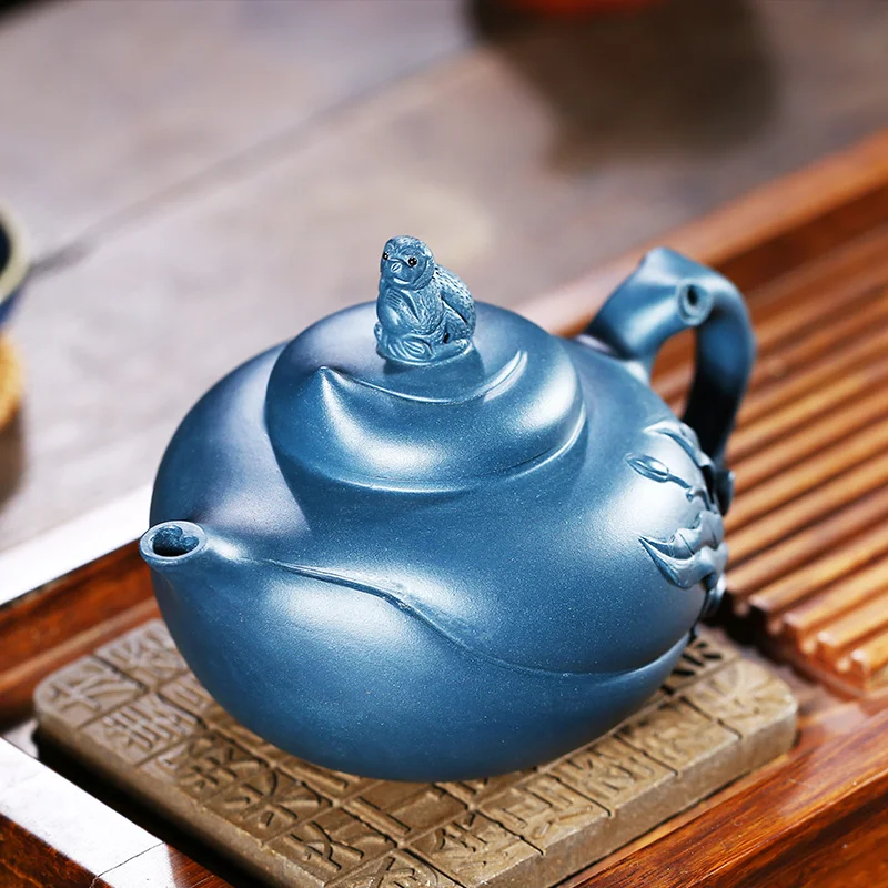 Чайный горшок из сиреневой глины 400 мл|Заварники| |