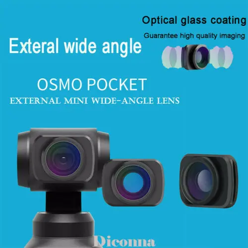 Магнитный широкоугольный объектив камеры верхний для DJI OSMO портативные Фильтры
