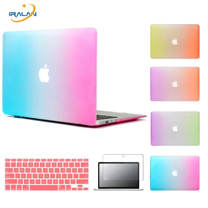 Новый Радужный чехол для apple macbook AIR 13 a1932 pro retina 11 12 15 4 дюймов с новой сенсорной