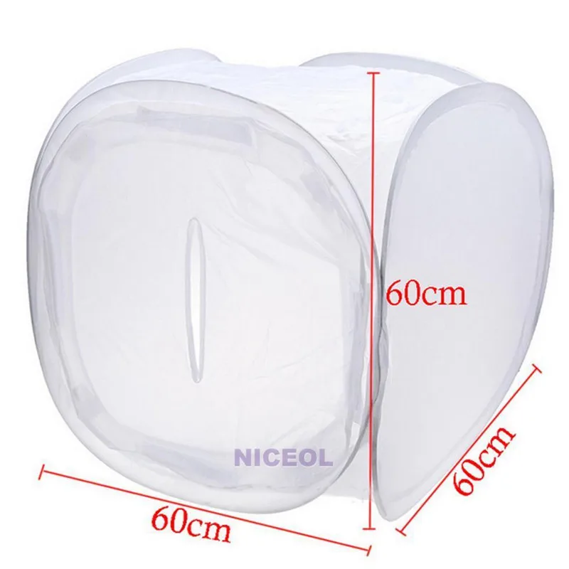 Софтбокс для камеры 60*60*60 см Мини Складная фотостудия светильник фотосъемки