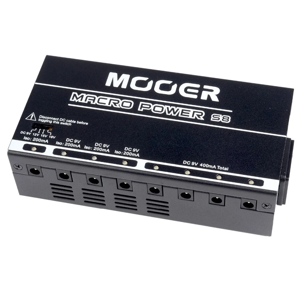 Mooer макро Мощность S8 8 Порты изолированный Регулируемый Выход гитары педаль