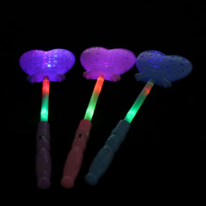 Новые светодиодные палочки в форме сердца волшебная палочка Феи световая