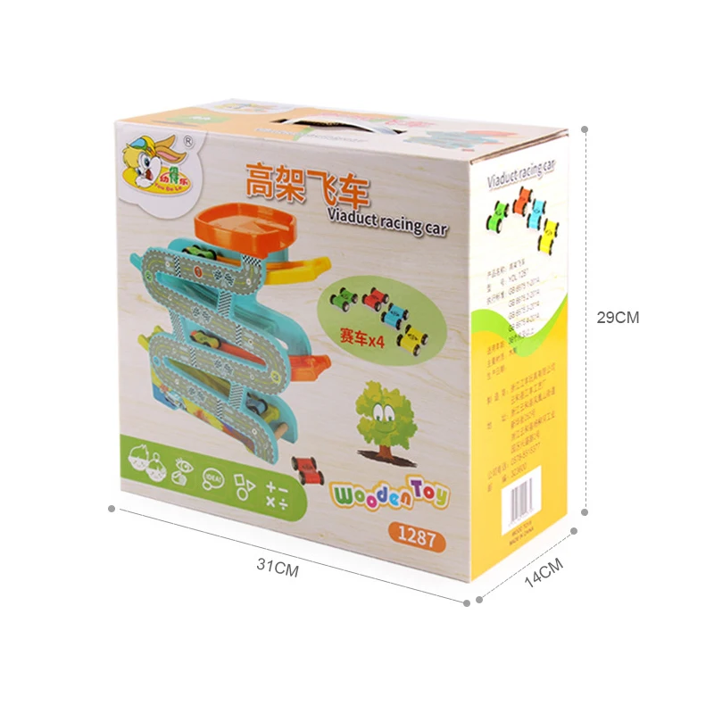 Лучшие продажи деревянные детские игрушки 4 шт. маленькая игрушка модель