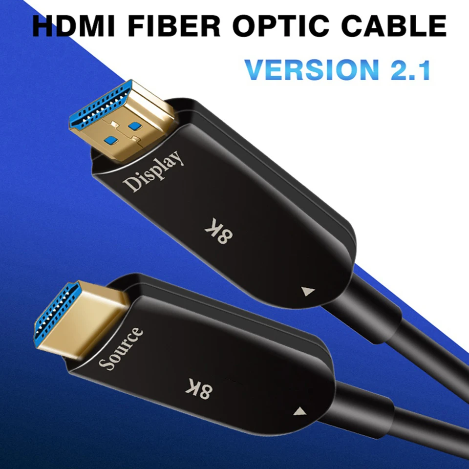 2019 8K HDMI 2 1 кабель 48 Гбит/с 4K @ 120 Гц оптический папа кабели UHD 5 м 10 для DVD ТВ|Кабели HDMI|