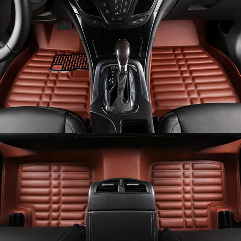 2017 автомобильные коврики для фокуса 5 мест водонепроницаемые Нескользящие ford