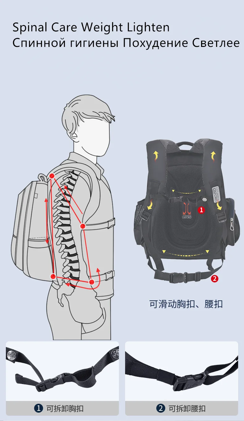 Детские школьные ранцы Оксфордского университета ортопедический