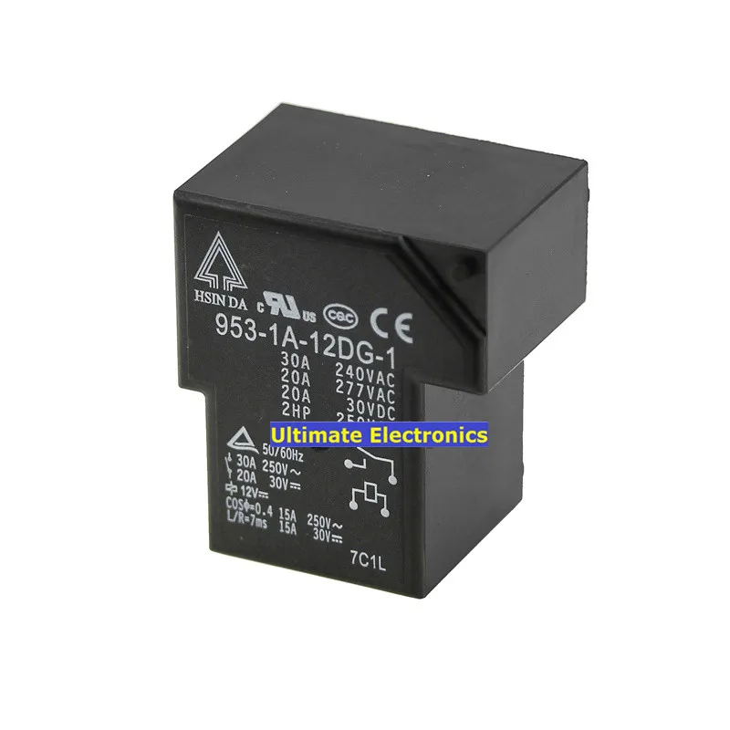 10 шт. 953 1A 12DG 1 12VDC 30A Мощность реле 4 фута|Интегральные схемы| |