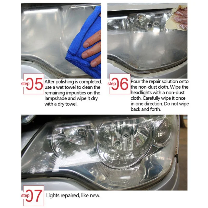 

Car Headlights Oxidation Liquid Ceramic Coat Oxidation Polishing Coating Solution Automobile Headlamp Repair Fluid