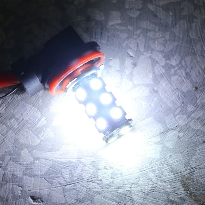 2 шт. Автомобильные светодиодные лампы H11 H8 18 LED 5050 SMD|xenon white|smd carh11 h8 |