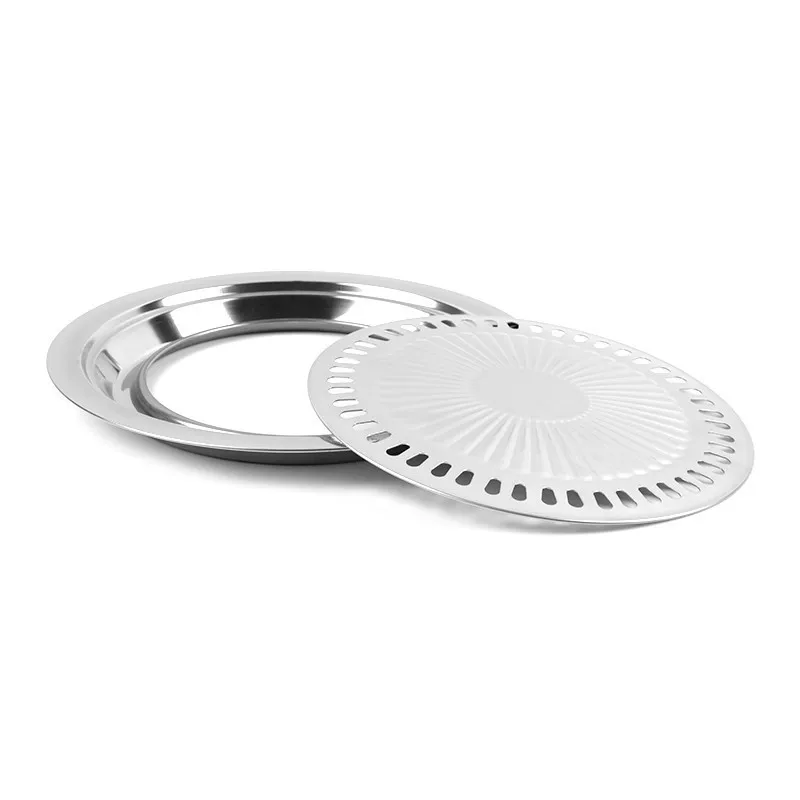 Delidge 1 набор кухонная тарелка для барбекю круглая железная пластина пикника на