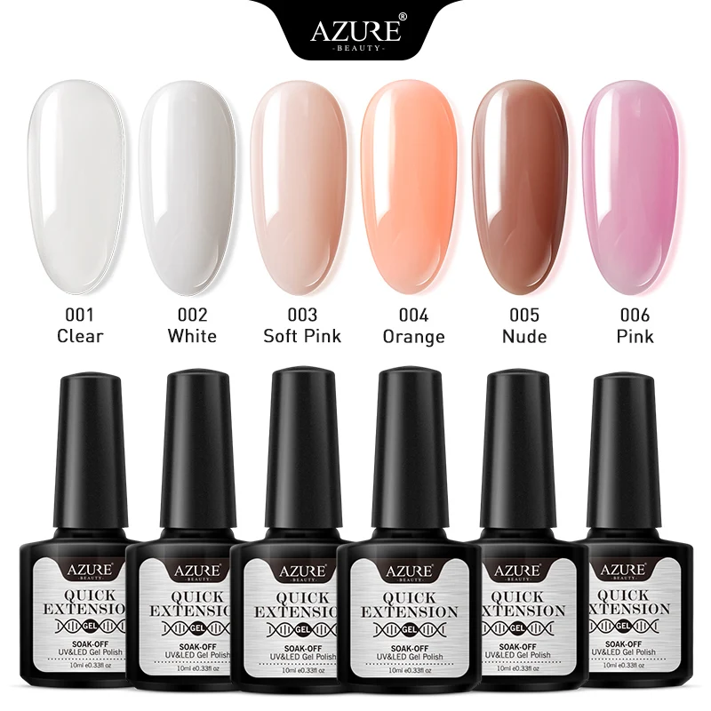 AZURE BEAUTY 6 шт./лот УФ Гель лак для ногтей набор полуперманентный светодиодный