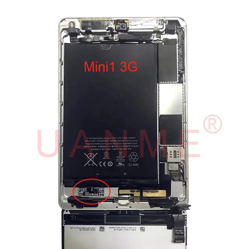 Профессиональный модуль микросхем UANME легкая зарядка для iPad2/3/4/Air/Air2/Mini1/2/3/4|module