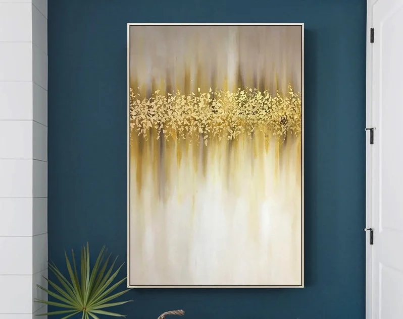 Large size handmade Oil Painting Modern painting art Abstract golden Trees canvas for home decor wall pictures | Дом и сад