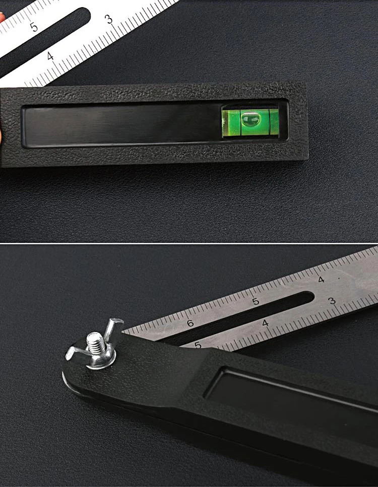 Скользящий T конический квадратный измеритель транспортир инструмент для