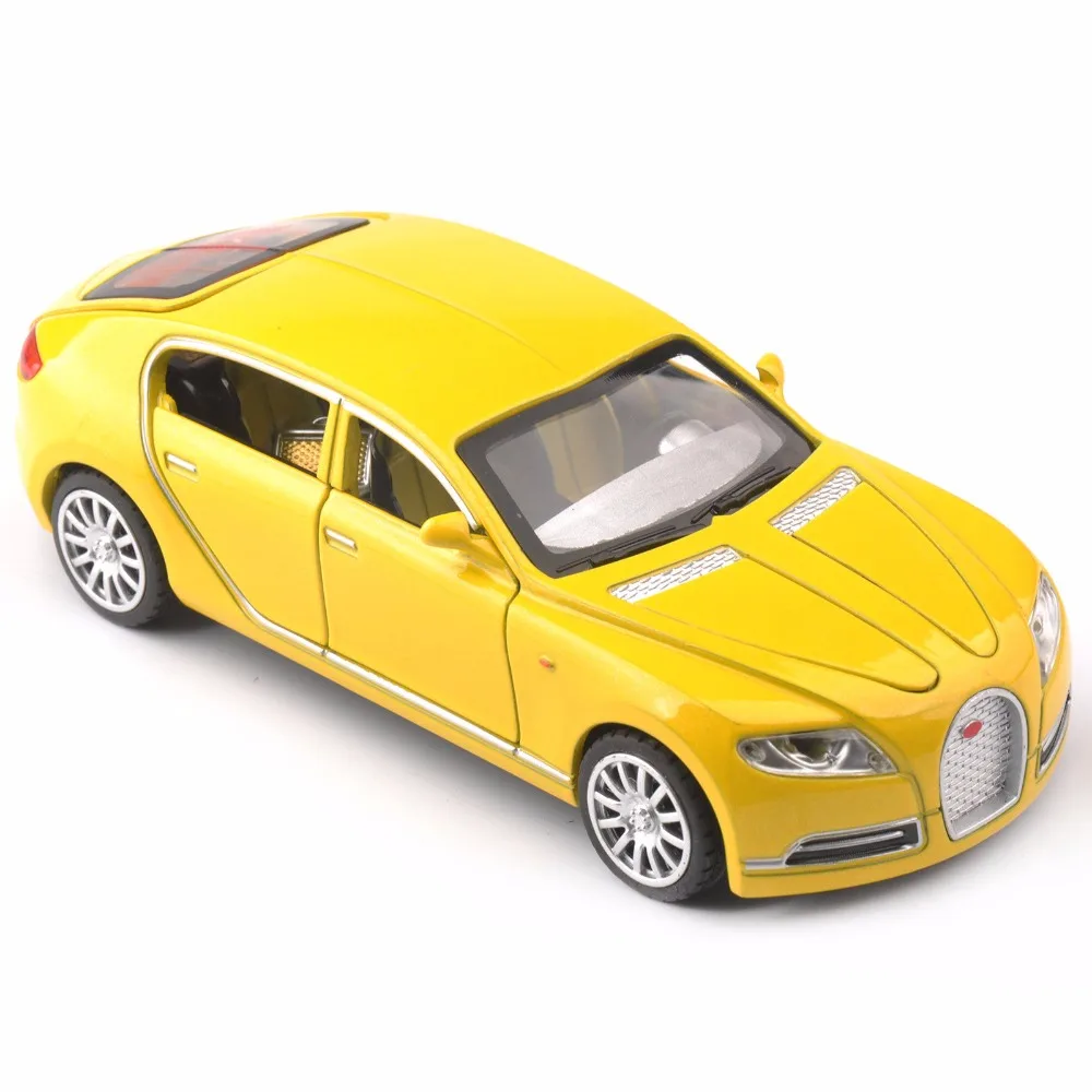 1/32 Bugatti Veyron 16C Galibier литые под давлением металлические модели автомобилей, игрушки из сплава, рождественский подарок для мальчиков