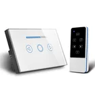 Пульт дистанционного управления 433 МГц, тип США, AU, сенсорный диммер светильник ключатель света с сисветодиодный Ной подсветильник кой, совместим с Broadlink