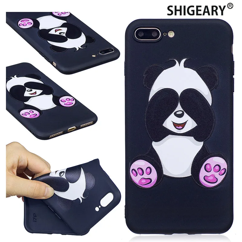 Мягкий силиконовый чехол для iPhone 8 7 Plus оригинальный Shigeary телефон случаях 3D