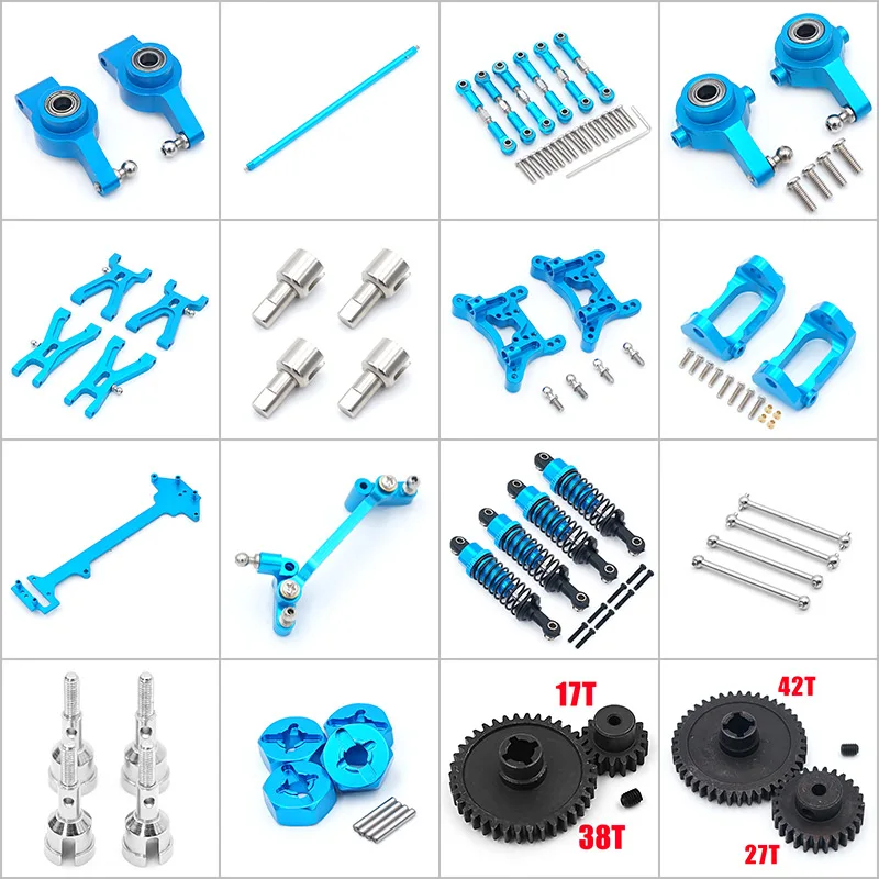 

1 Set Complete Upgrade Parts Kit For Wltoys A959 Vortex 1/18 2.4G 4WD Electric RC Car Off-Road Buggy Hop-Up Fit A969 a979