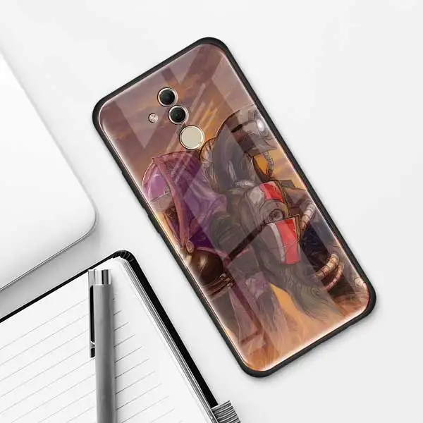 009 Чехол из закаленного стекла N7 Mass Effect для huawei P30 Pro P10 P20 P30 Lite mate 10 20 Pro Honor 20 Pro 8X чехол s - Цвет: 009