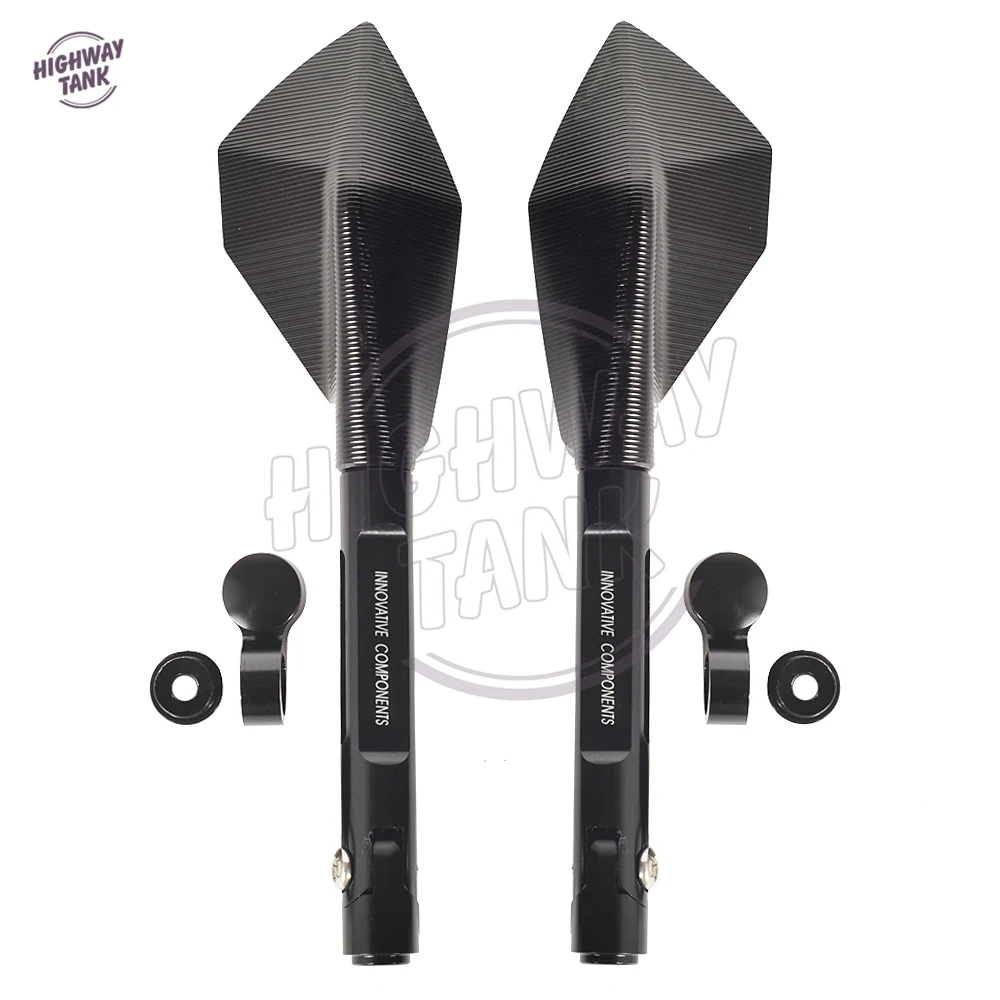 Все CNC алюминиевый Пентагон мотоцикл зеркальный чехол для YAMAHA FZ6 FZ1 MT09 KAWASAKI Z300 Z750