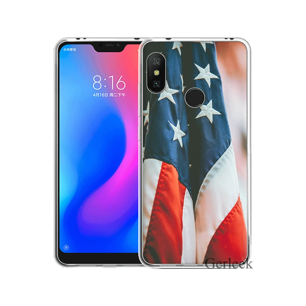 Чехол с флагом для Xiaomi Mi 9 9T CC9 CC9E Mix 2S A3 5 5S 6 8 Lite SE A1 5X A2 F1 MAX 3 | Мобильные телефоны и