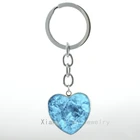 Крутой синий хрустальный искусственный стеклянный брелок для ключей женский брелок для ключей H06 H72