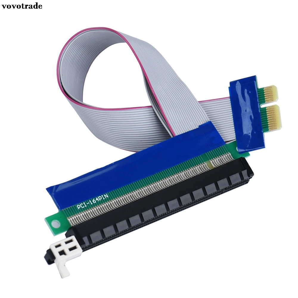 Vovotrade (USA Respone) PCI E Express 1X до 16X расширитель переходных карт Гибкий Кабель адаптер