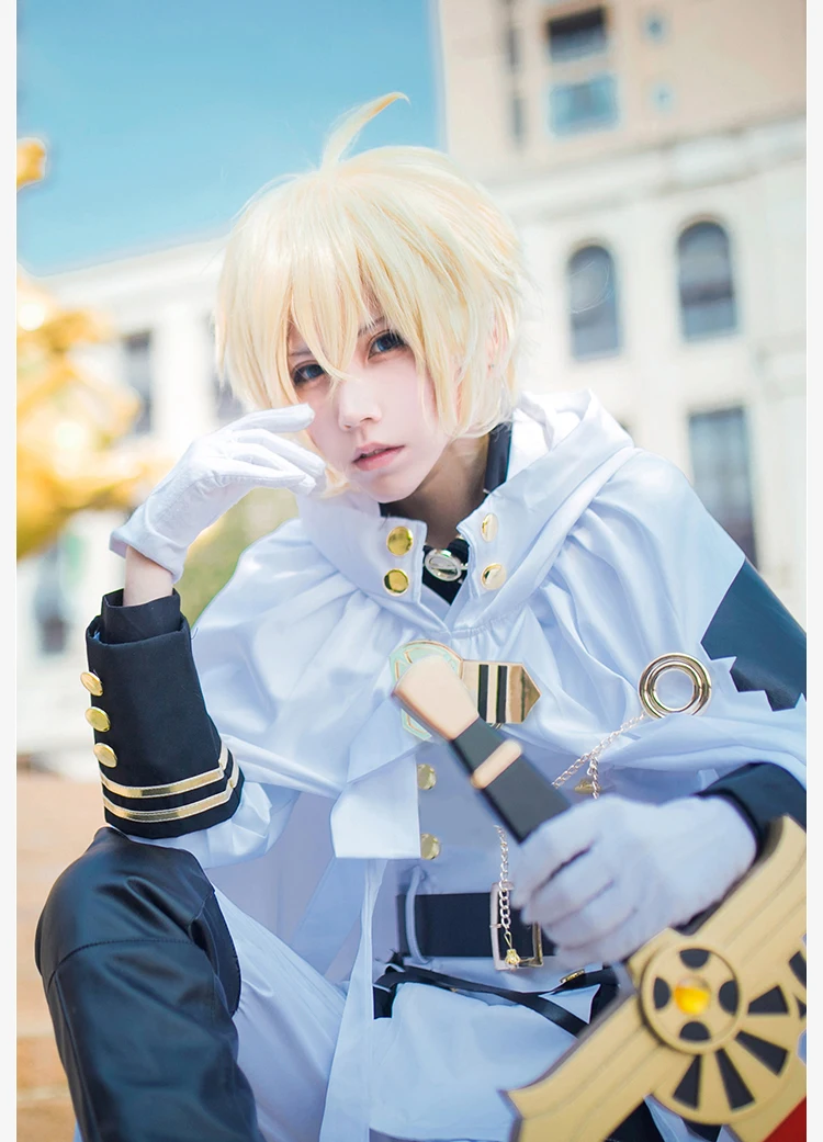 Аниме сераф из Конца Owari no Seraph Mikaela Hyakuya униформа косплей костюм | Тематическая