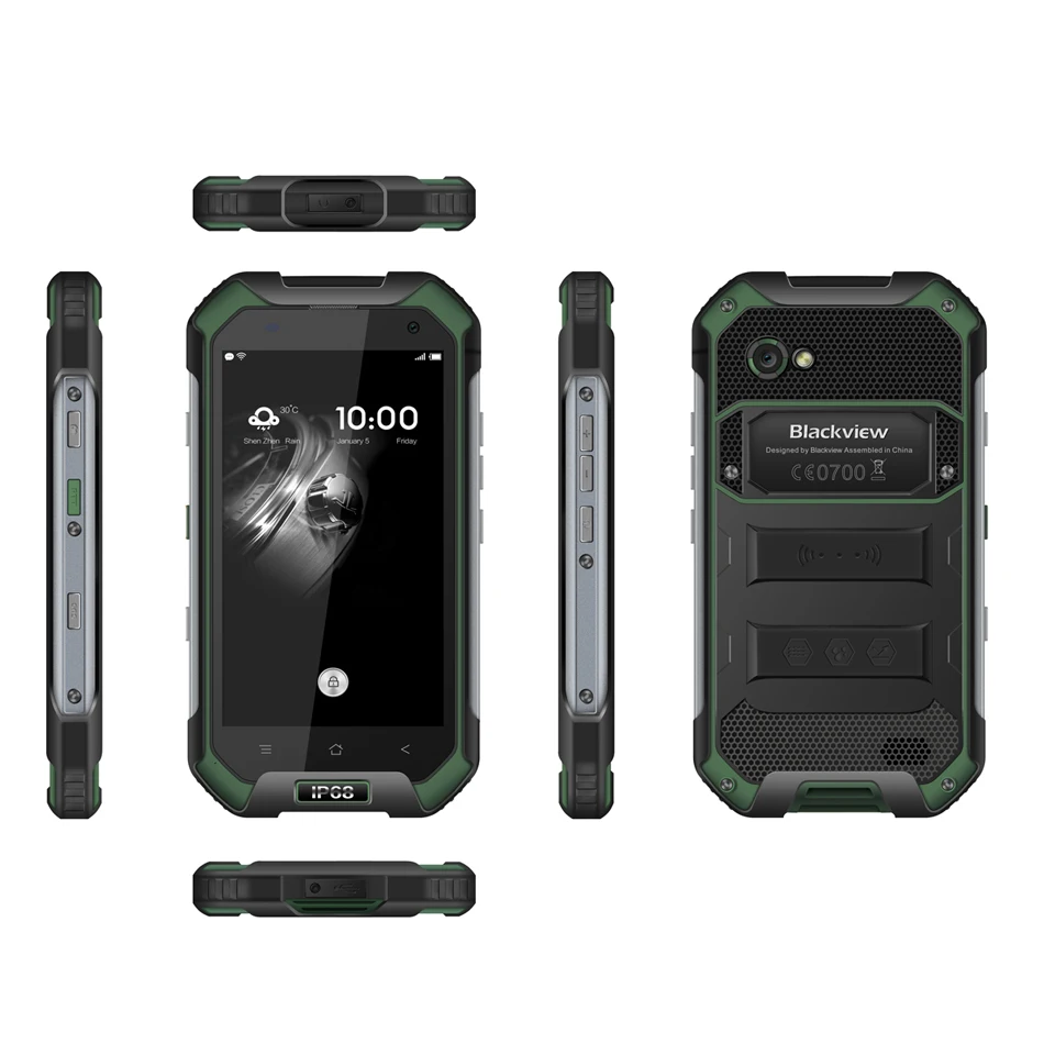 Blackview BV6000 IP68 водонепроницаемый мобильный телефон 4G LTE Android 6,0 MTK6755 Восьмиядерный 3 ГБ+ 32 Гб Смартфон gps ГЛОНАСС 4500 мАч